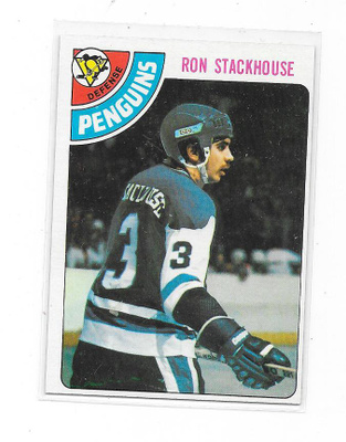 1978-79 Topps #72 Ron Stackhouse Pittsburgh Penguins