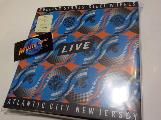 ROLLING STONES - STEEL WHEELS LIVE UUSI 3CD+2DVD+BLU-RAY BOX