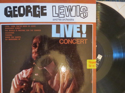 George Lewis and his orchestra: Live! LP