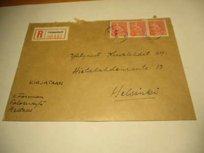 1958 Tolosenkylä sin R kuorella