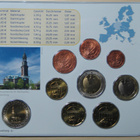 2008 Saksa 1c - 2euro+2euro juhlaraha J Hampuri - pikkukuva 1