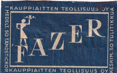 FAZER, Kauppiaitten Teollisuus Oy    s36