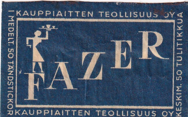 FAZER, Kauppiaitten Teollisuus Oy    s36
