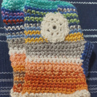 Alina´s Handmade käsin virkatut kämmekkäät moniväri - pikkukuva 1