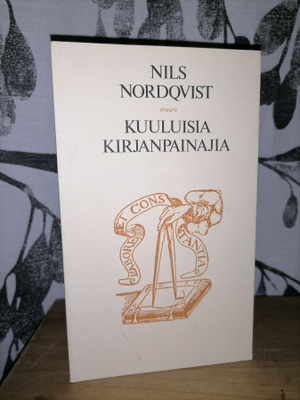 Nils Nordqvist - Kuuluisia kirjanpainajia