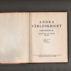 Andra världskriget Band 1-14, Malmö. 1963 - 1965, inbunden - pikkukuva 1