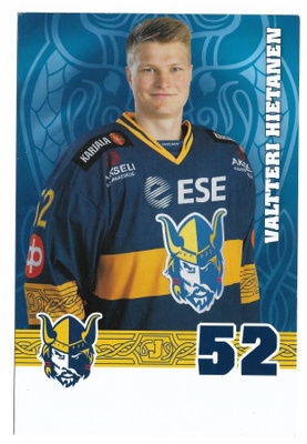 2017-18 Mikkelin Jukurit Postikortti Valtteri Hietanen