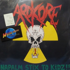 ARDKORE - NAPALM STIX TO KIDZ!! - SPAIN 1989 1ST. EX-/EX LP - pikkukuva 1