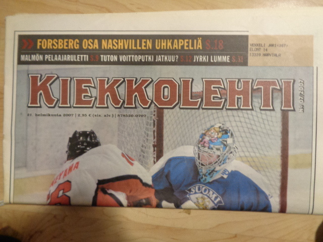 Kiekkolehti Nro 7/2007 (13.11)