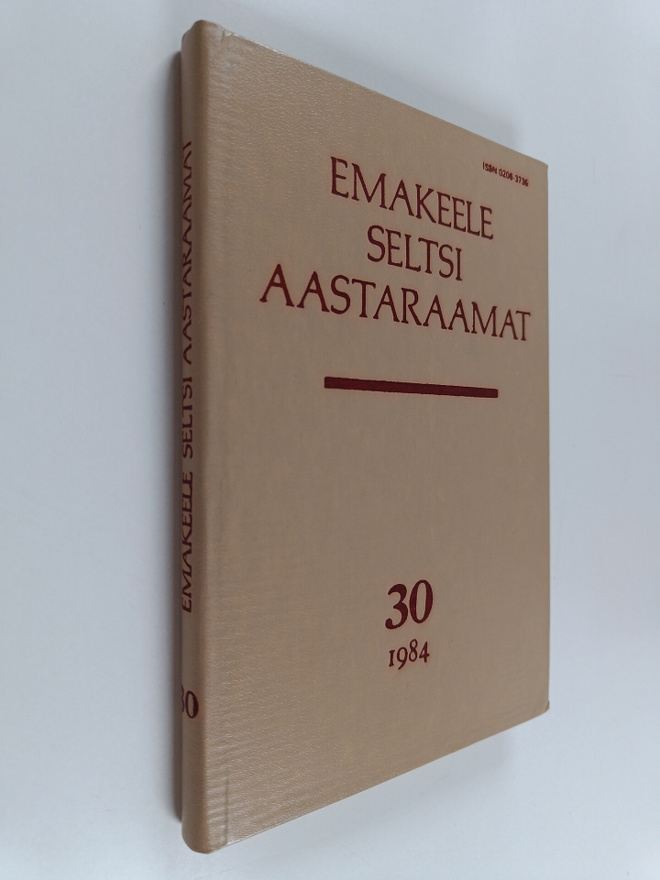 Emakeele seltsi aastaraamat 30 : Keelest ja rahvaluuleest