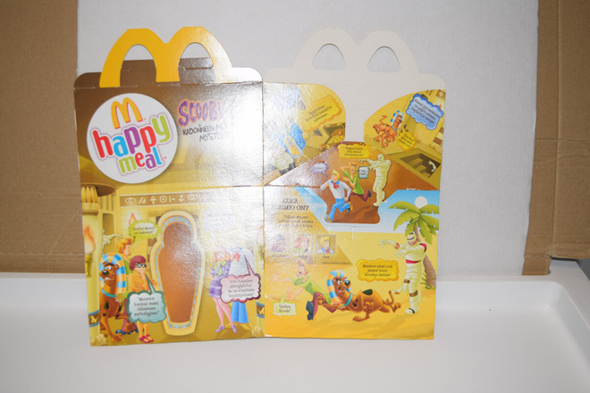 Mcdonalds's Happy meal laatikko scooby-doo