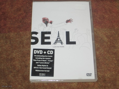 SEAL - LIVE IN PARIS - DVD + CD