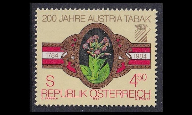 Itävalta 1769 ** Tupakkatehdas 200v (1984)