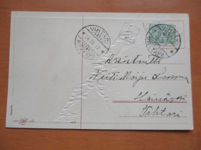 1912 Vihtari venäläisleima paikallispainotuotteella