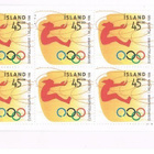 Islanti 1996 - Olympialaiset 45kr vihko  ++ - pikkukuva 2