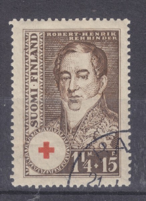 1936 Pr 1,25 mk+ 25p leimattuna.