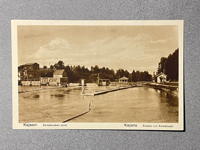 Kajaani Ämmäkosken sulut 1940 -lukua