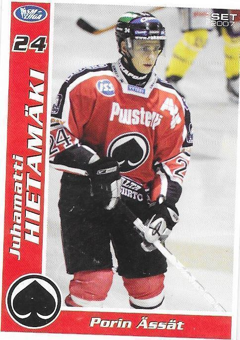 2006-07 Ässät TeamSet #9 Juhamatti Hietamäki
