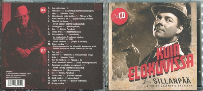 JARI SILLANPÄÄ . 2 CD-LEVYÄ . KUIN ELOKUVISSA