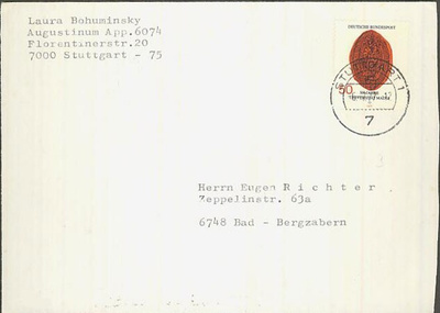 Bund Mi 938 kirjeellä