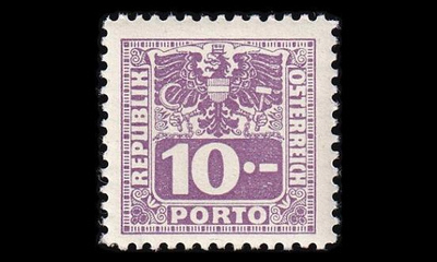 Itävalta P_188 ** Porto 10 M (1945)