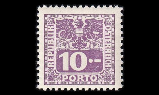 Itävalta P_188 ** Porto 10 M (1945)