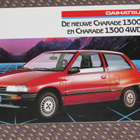 1989 Daihatsu Charade 1300 / 4WD esite - KUIN UUSI - pikkukuva 1
