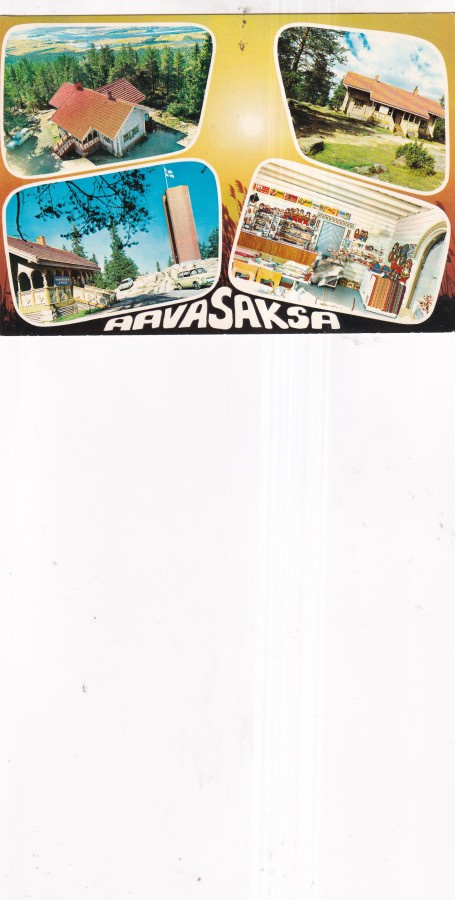 Aavasaksa. Sommitelmakortti   b614