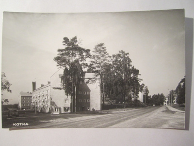 VANHA Postikortti Kotka 1950-l Alkup.Mallikappale