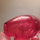 Pieni punainen lasi vaasi - pikkukuva 5