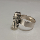 Vintage Design Jalosepot Oy hopea sormus Jase 813H N7 - pikkukuva 4