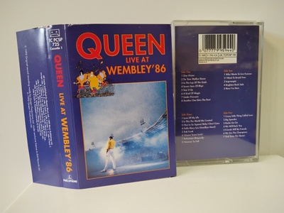 2 x c-kasetti Queen - Live At Wembley '86