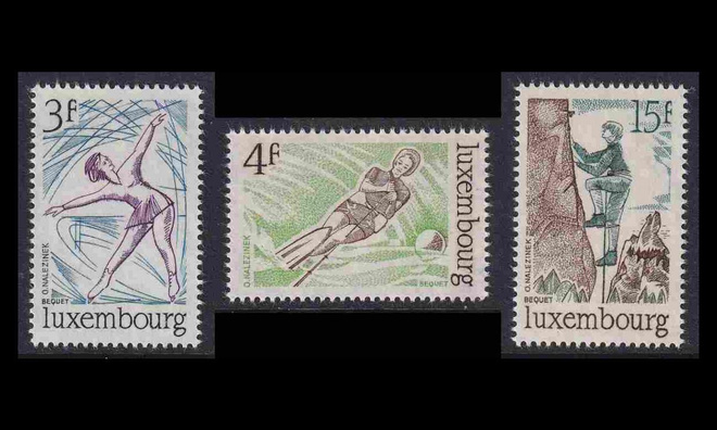 Luxemburg 911-3 ** Urheilu (1975)