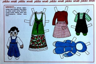Paperinukke Mikko