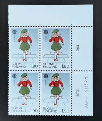 1989 Eurooppa 1,90 mk numeronelilö **