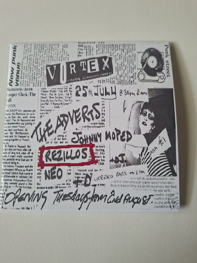 THE REZILLOS vortex club london 25.7.1977