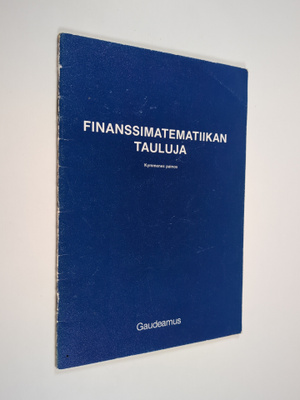 Finanssimatematiikan tauluja