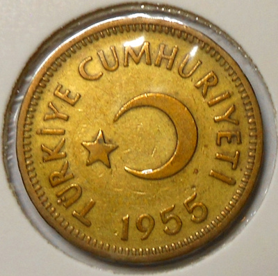 Turkey. 25 kurus 1955.