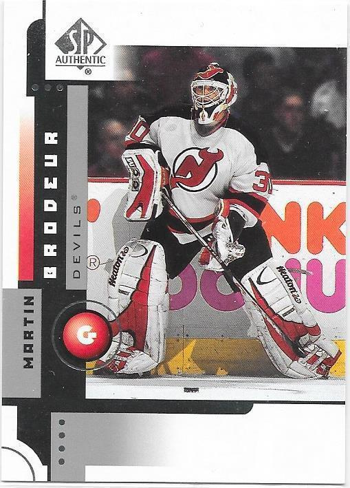 2001-02 SP Authentic #48 Martin Brodeur New Jersey MV