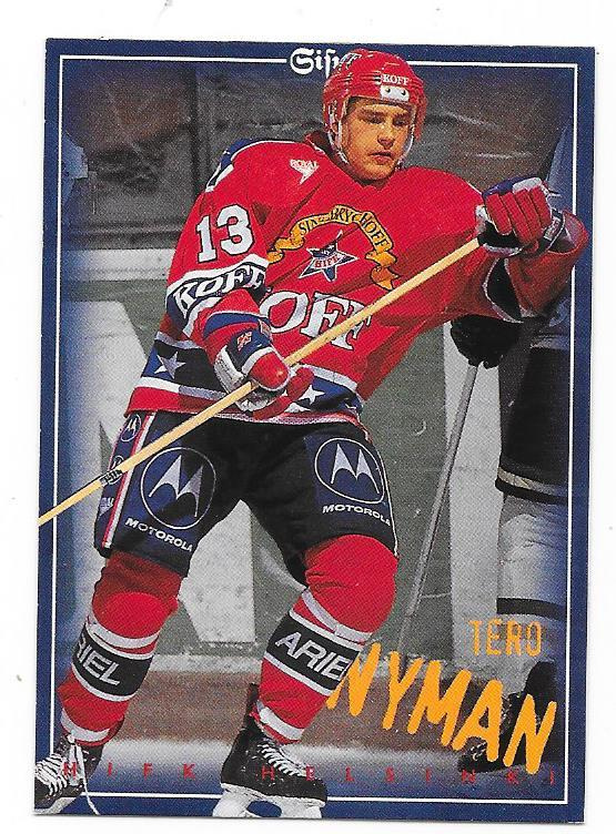 1996-97 Sisu Redline #11 Tero Nyman  HIFK