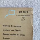 Lys Assia – Histoire D'Un Amour 7" EP 1958 - pikkukuva 5