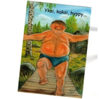"YKSI, KAKSI, HYPPY..!" -KORTTI / T.Peltoniemi (Hörölä) - pikkukuva 1