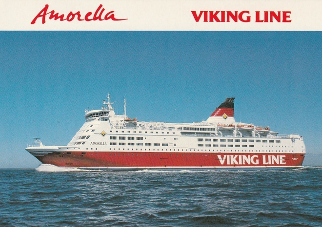 LAIVAKORTTI - M/S AMORELLA - 10