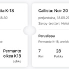 Callisto: Noir 20 vuotta 2 lippua 19.9.2026 - pikkukuva 2