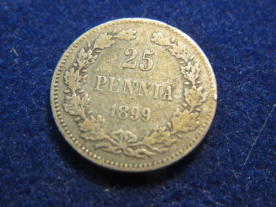 25 penniä 1899