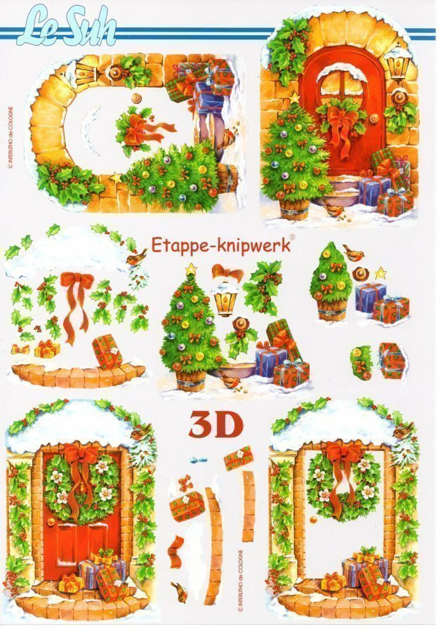 3D KUVA "°KORISTELLUT JOULUOVET°"