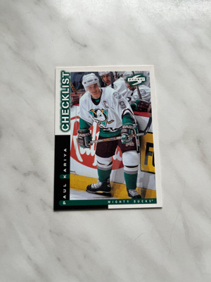1997-98 Score Checklist Paul Kariya #270