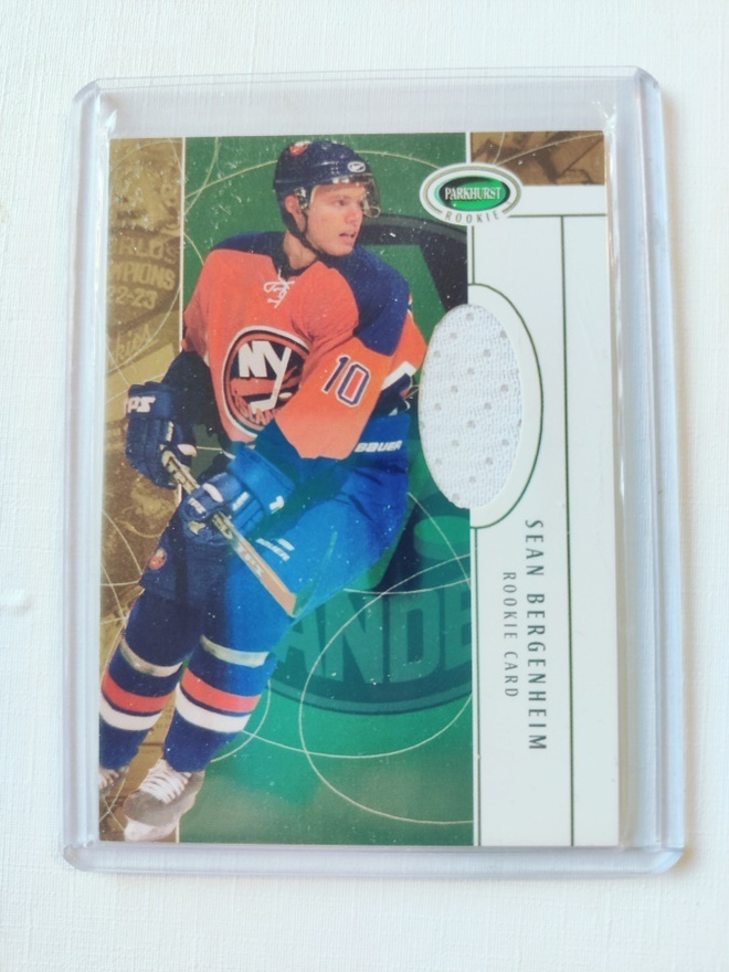 Sean Bergenheim - 03-04 Parkhurst Rookie Jersey /180