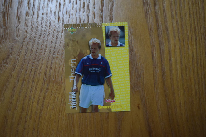 upper deck kelloggs sports stars Jonas Thern