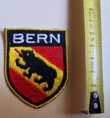 BERN SAKSA vintage kangasmerkki